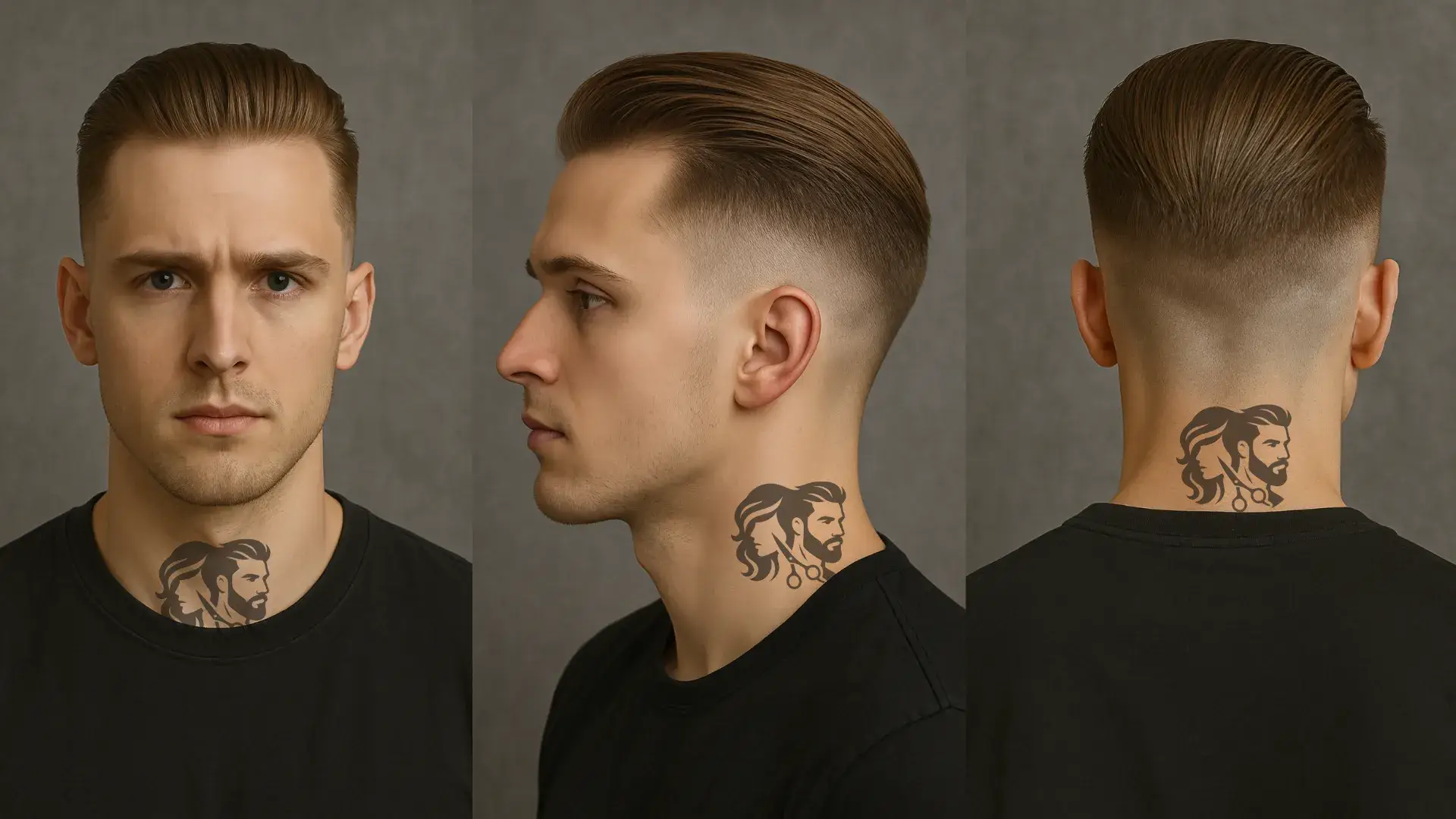 High Fade Slick Back