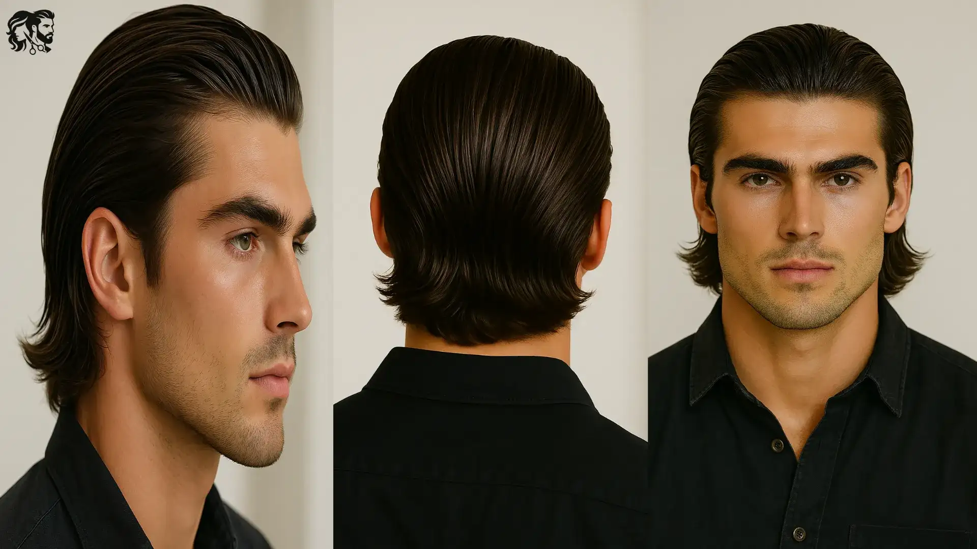 Long Hair Combed Back