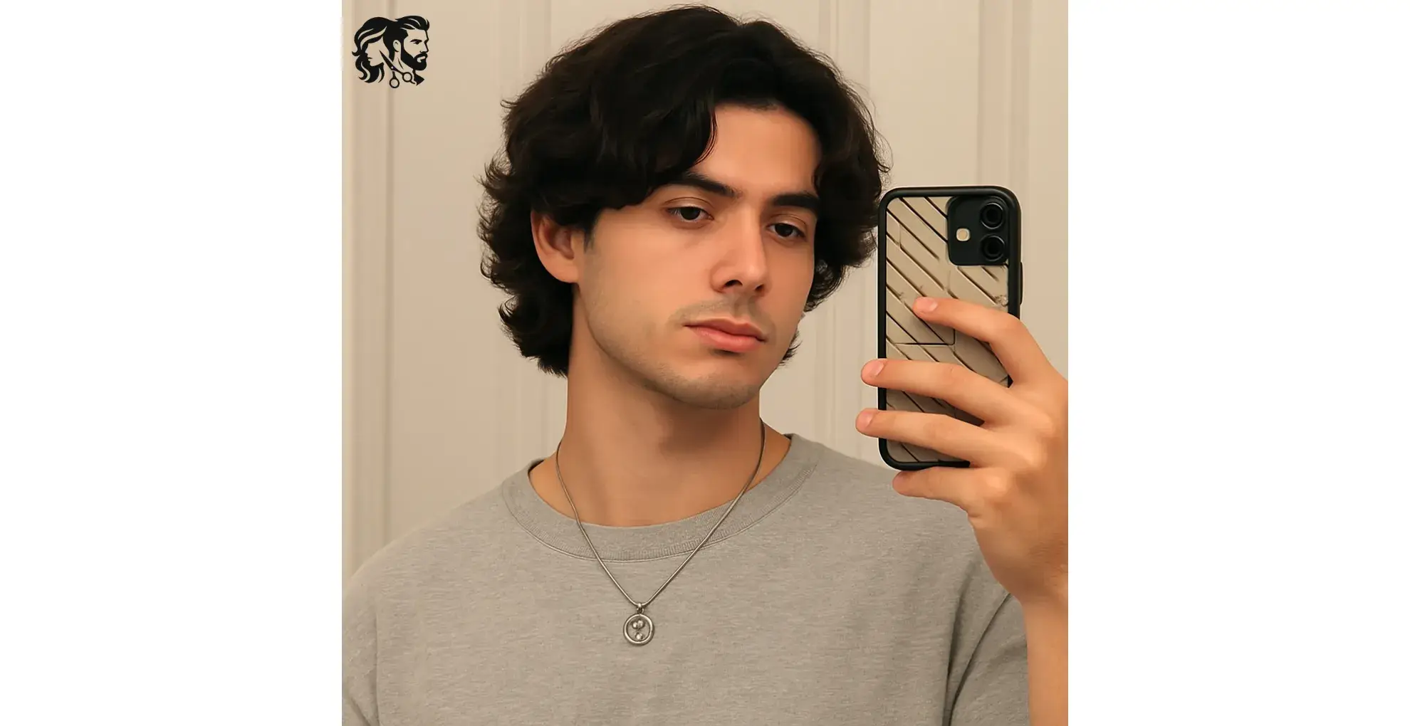 Middle Part Wolf Cut
