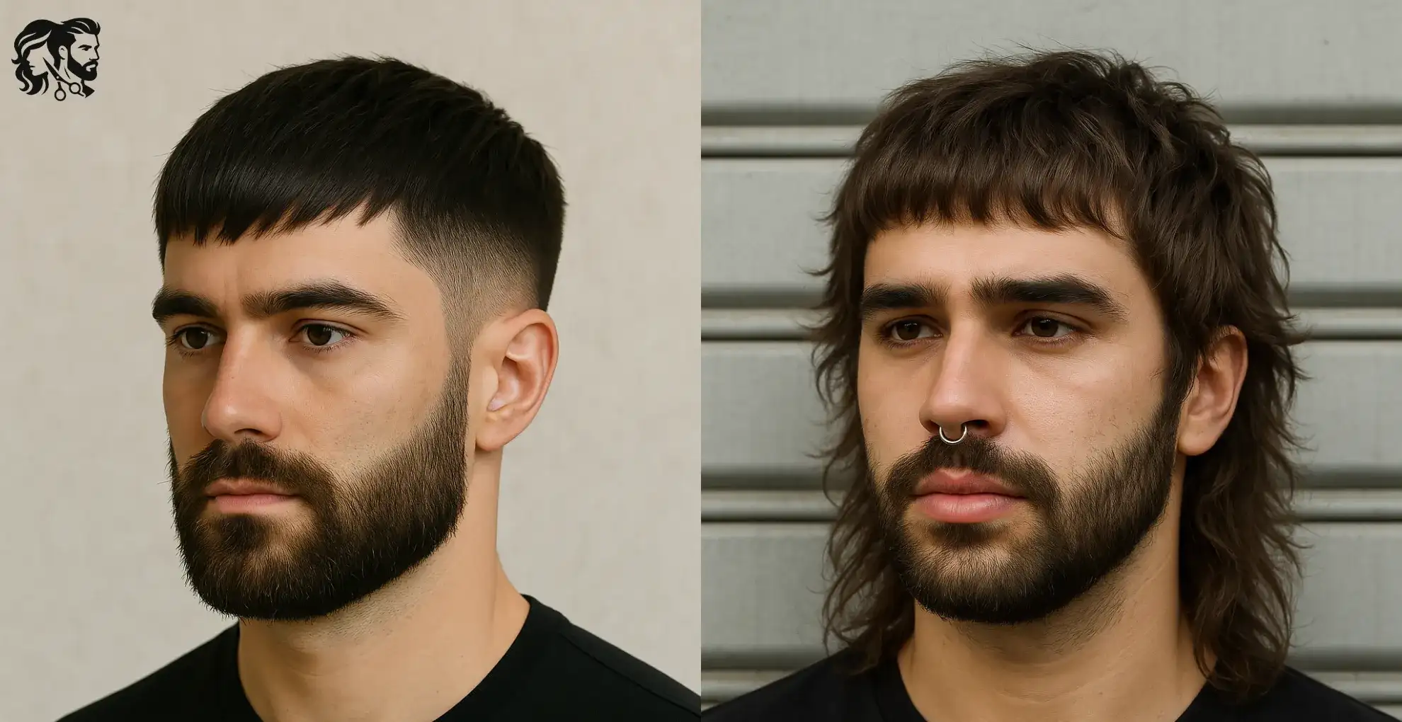 Mod with Angular Fringe with Beard