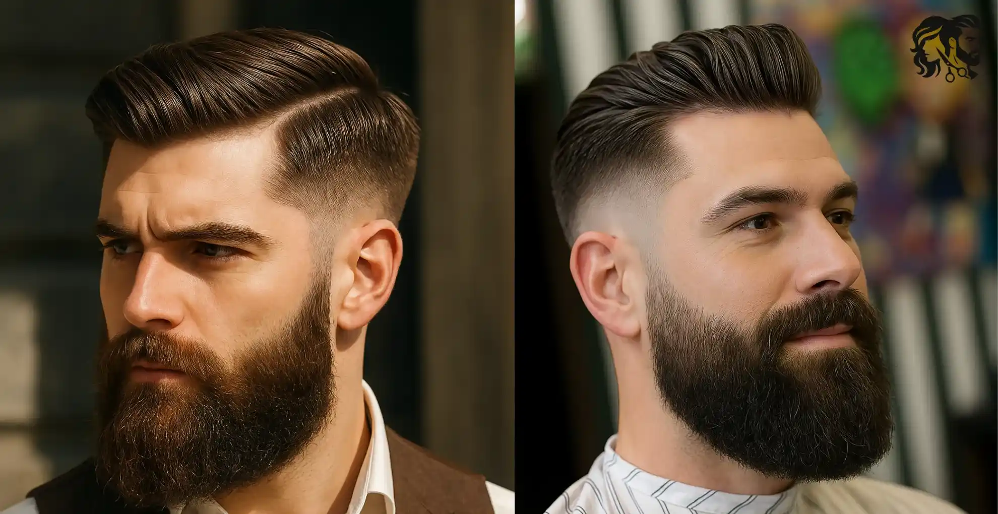 Professional Comb Over with Beard