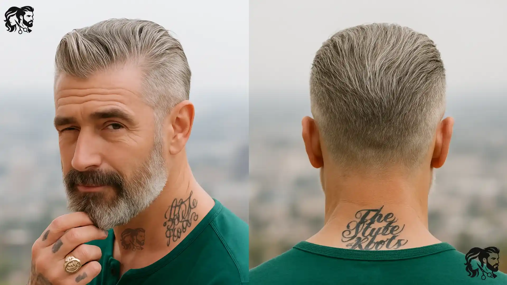 Salt and Pepper Slick Back