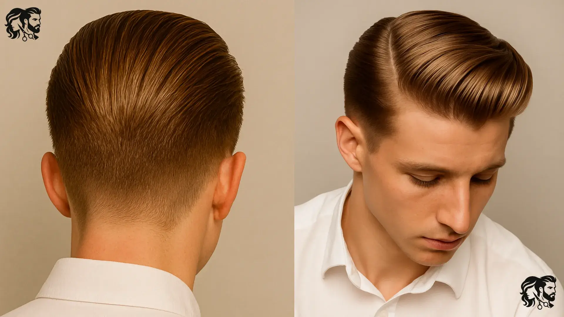 Side Part Slick Back