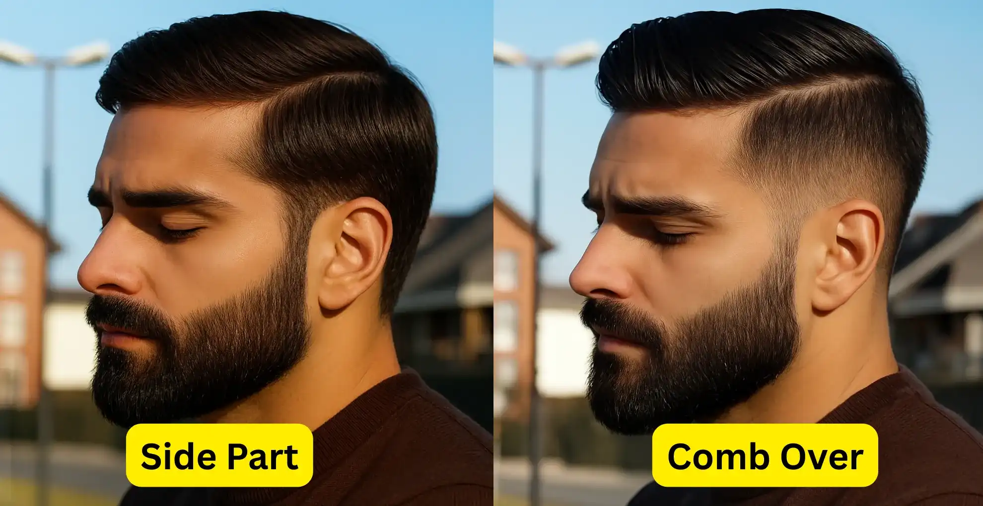 Side Part vs Comb Over