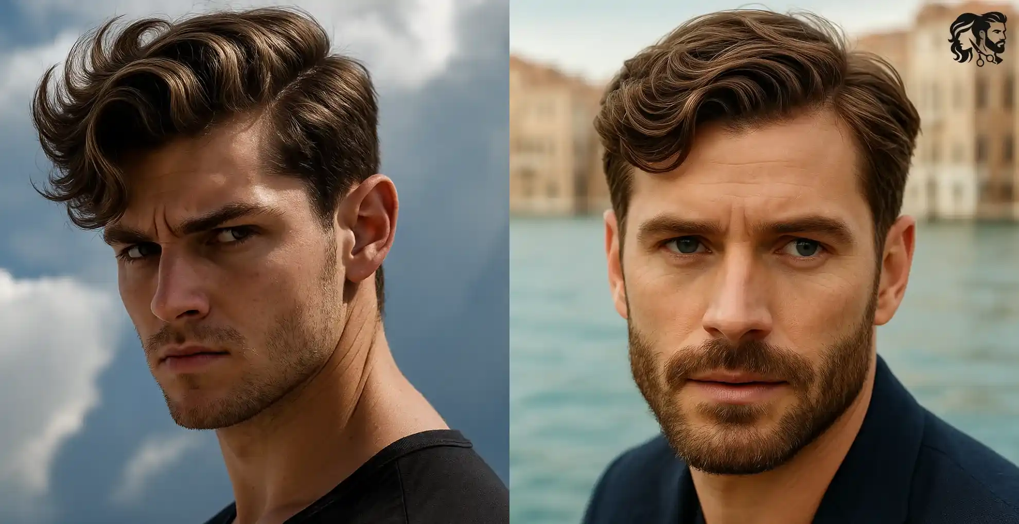 Side Swept Wavy Hair