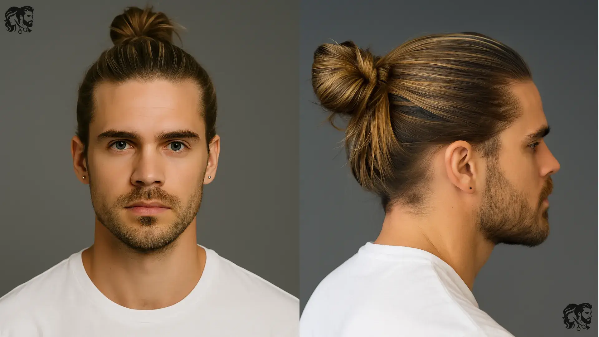 Slick Back Man Bun