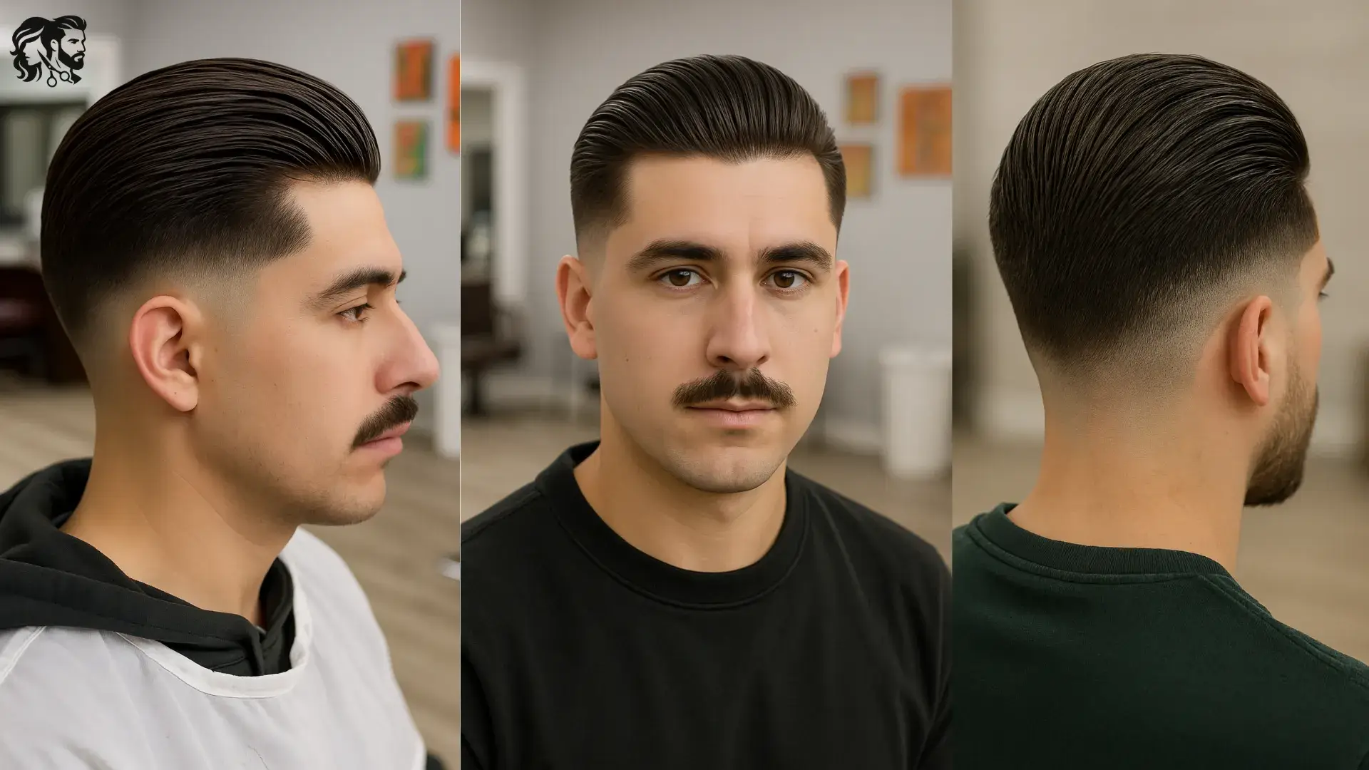 Slick Back with Low Fade