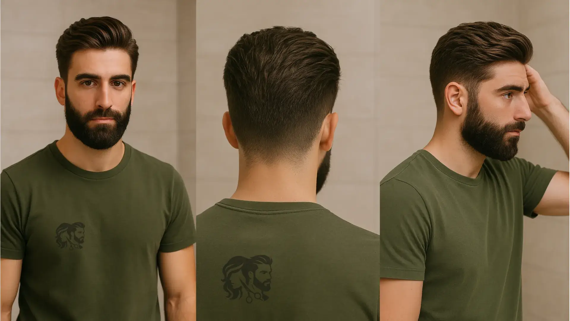 Textured Brush Silk Back