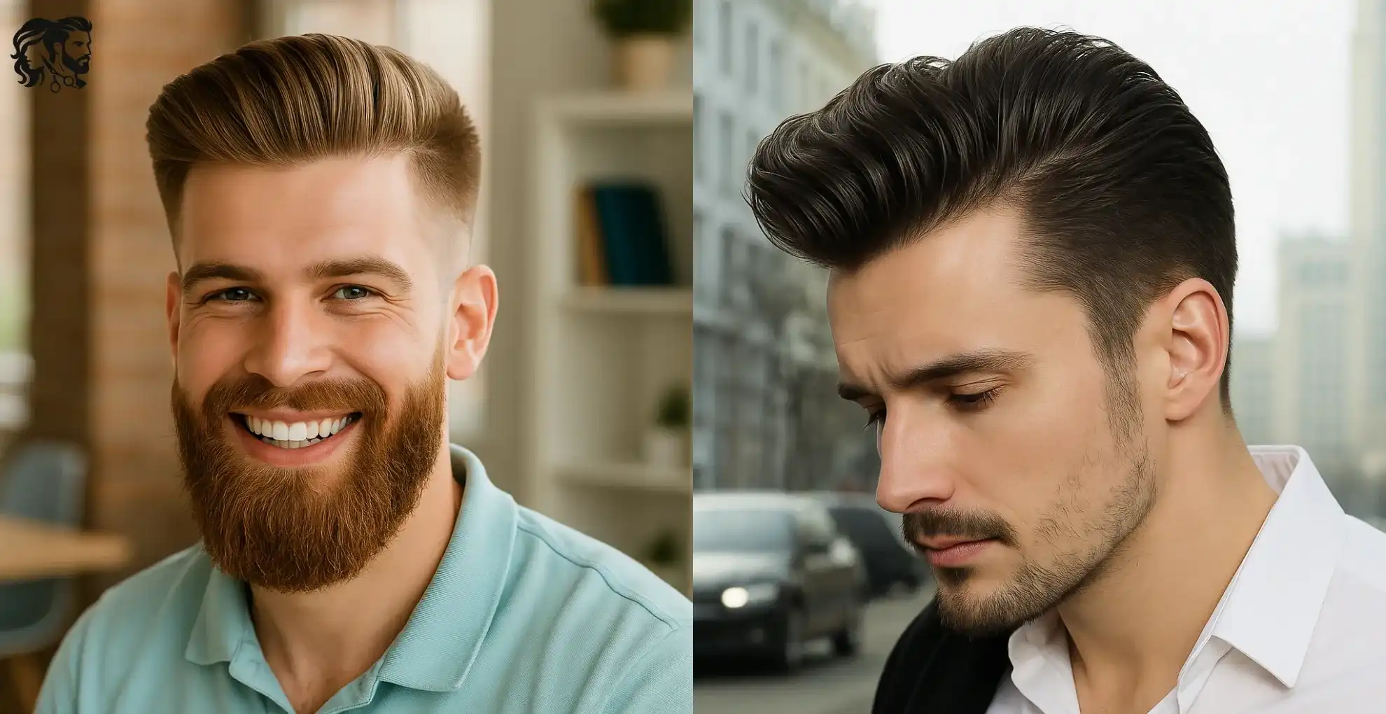 Textured Pompadour Fade