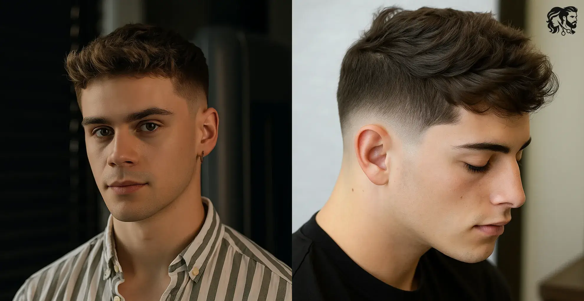 Textured Quiff with Low Taper Fade