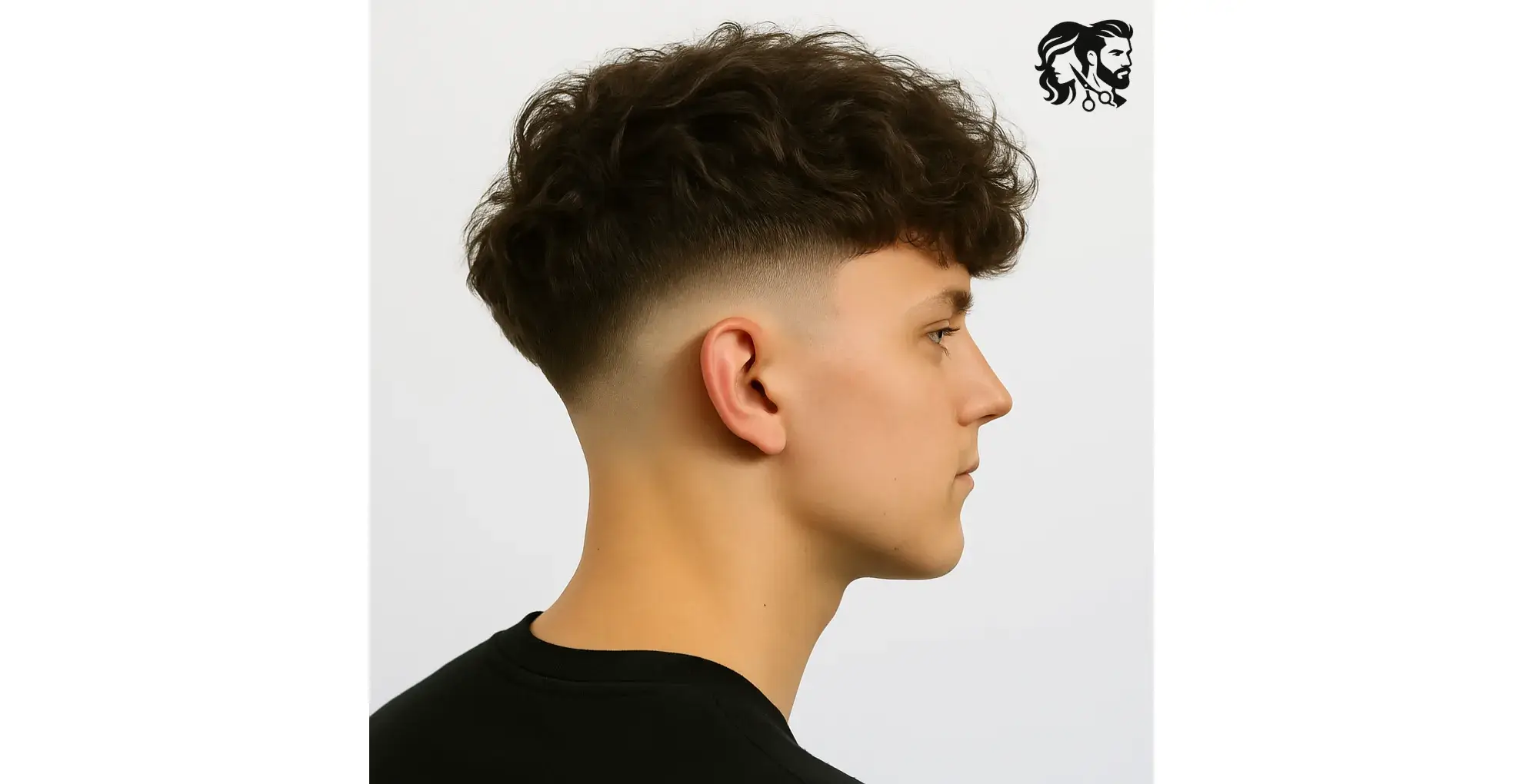 The Medium-Length Fade with Natural Top