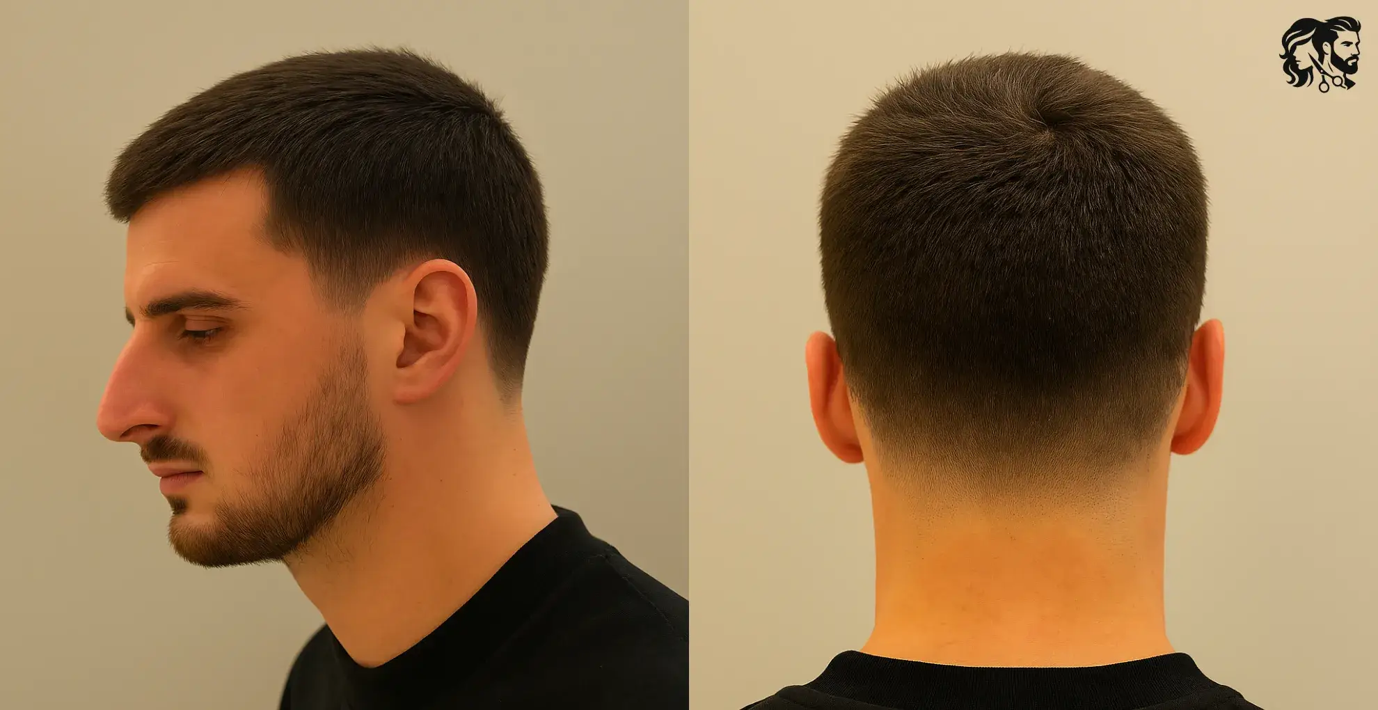 Traditional Crew Cut with No Fade