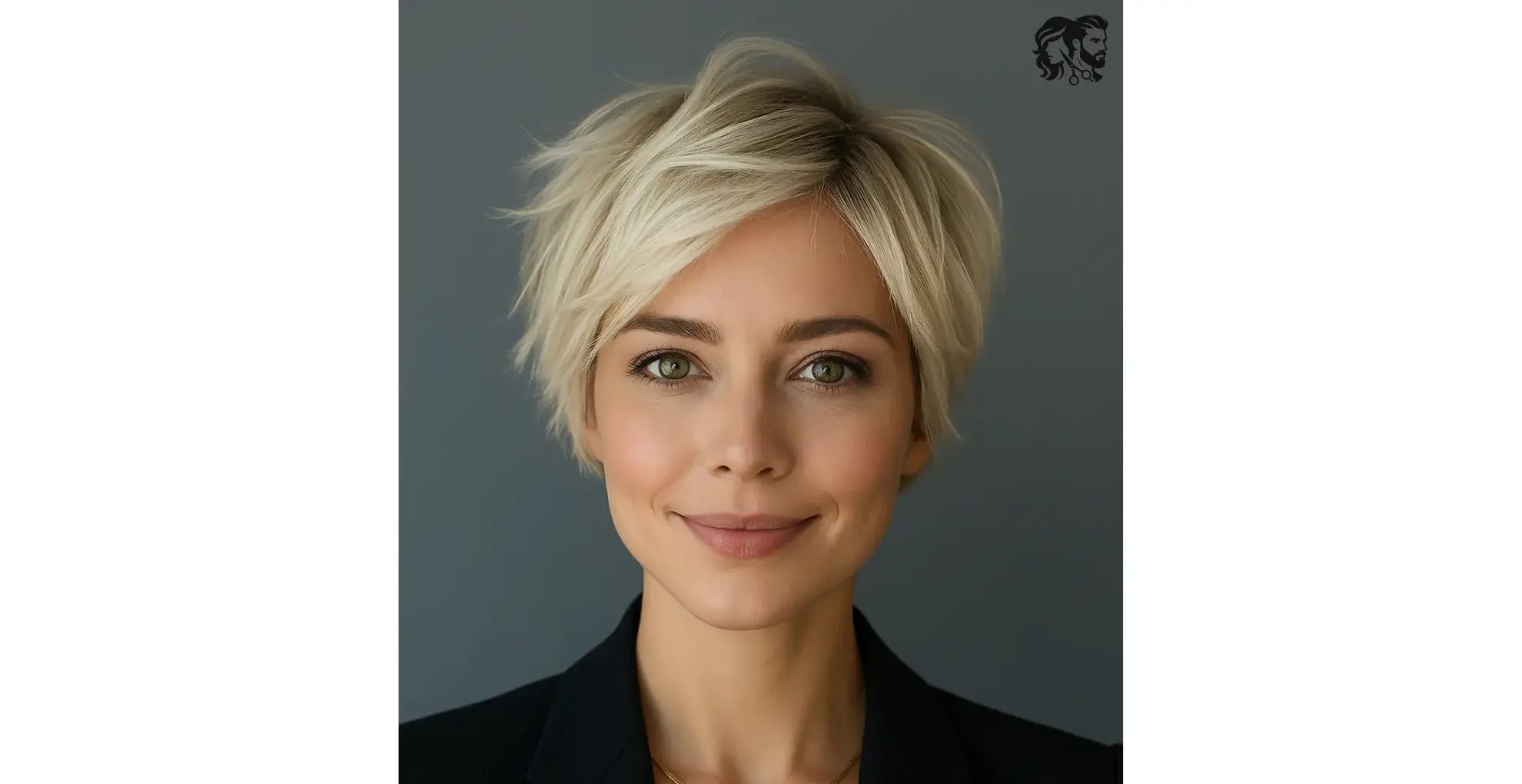 Angled Bixie with Subtle Waves