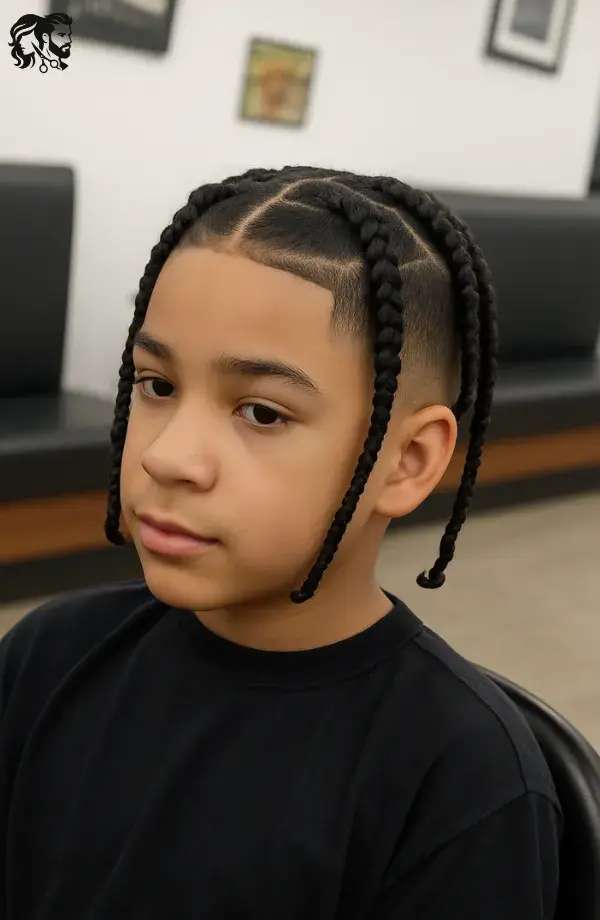  Box Twists with Fade for Boys