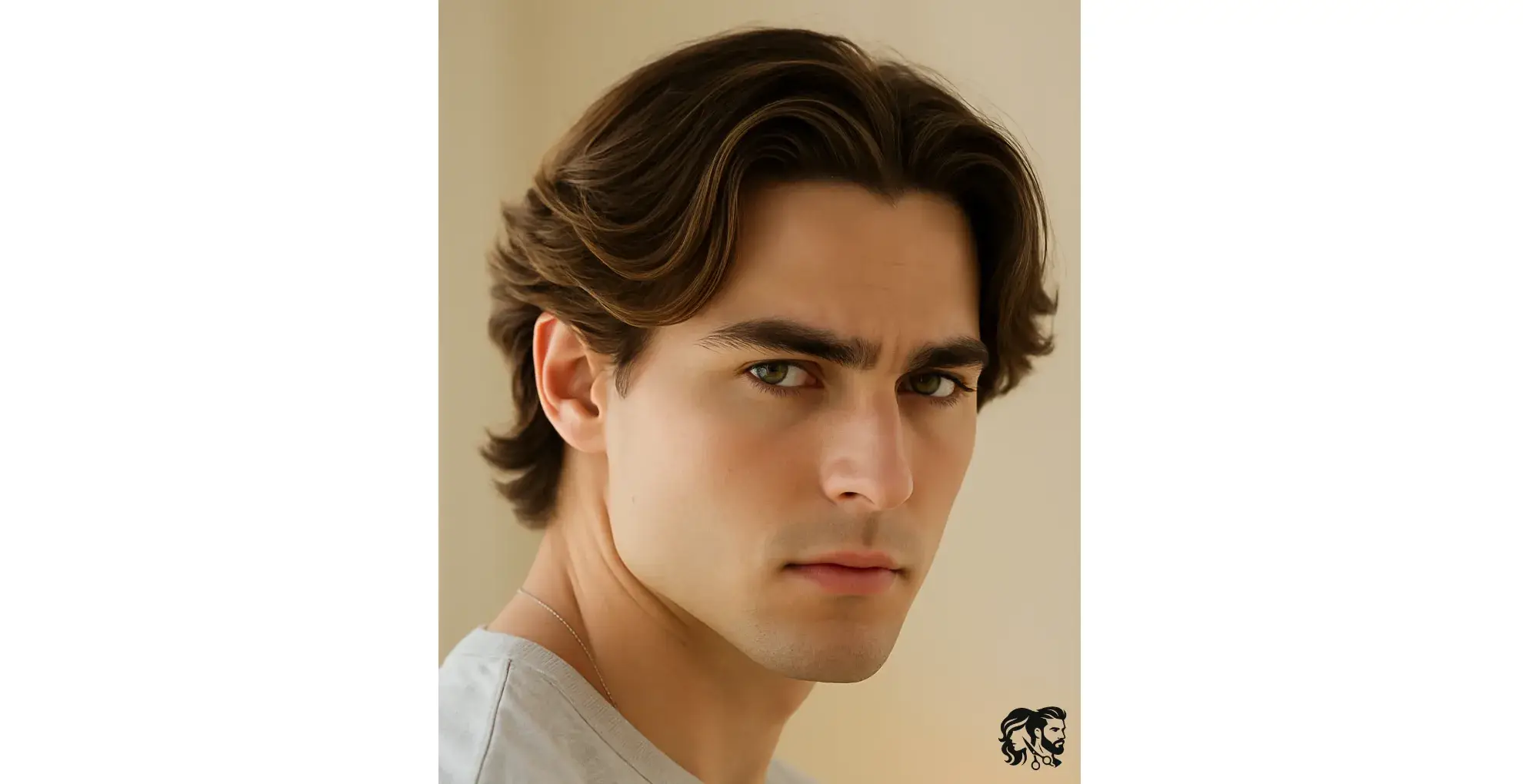 Center Parted Haircut