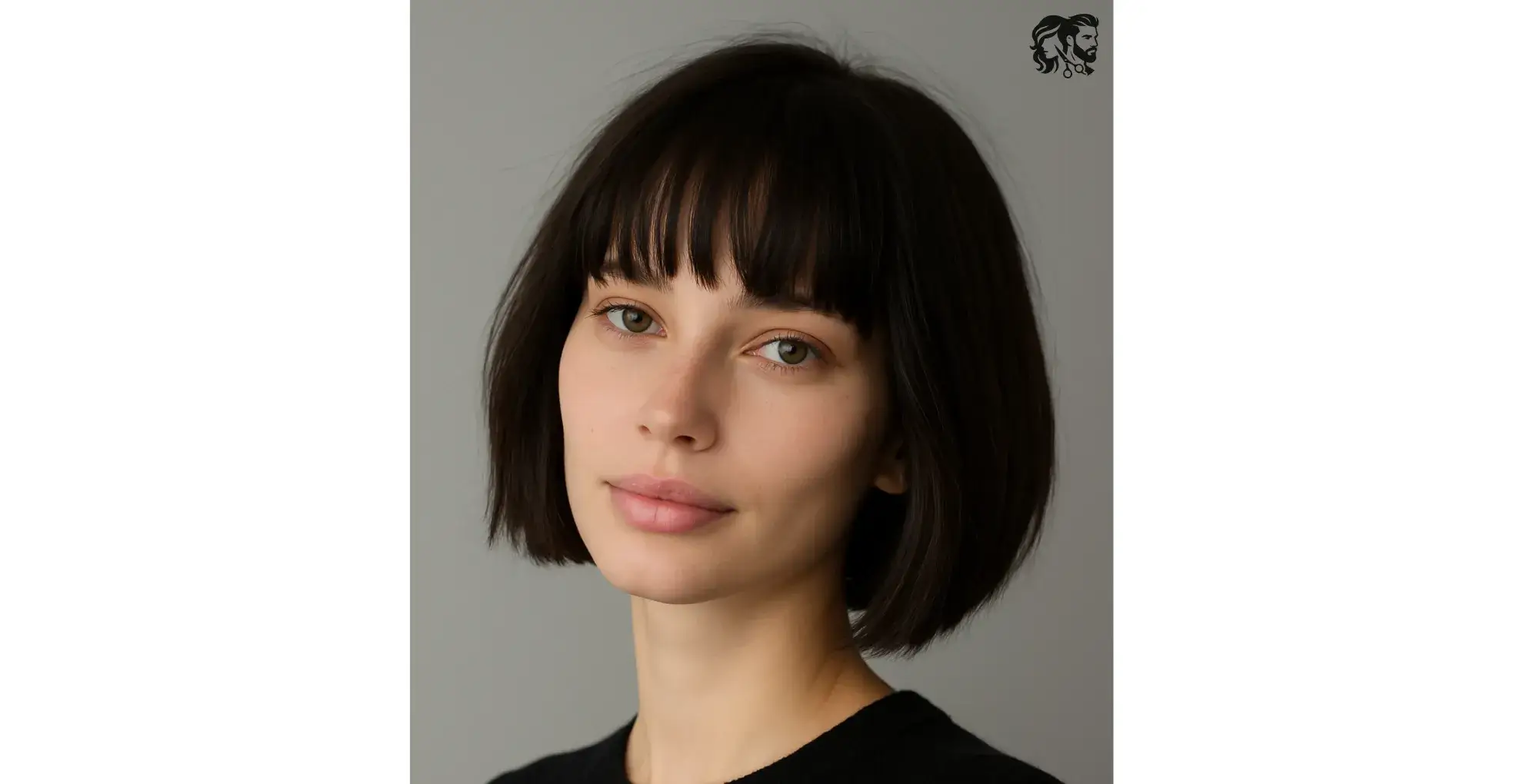 Classic Chinese Bob with Blunt Bangs