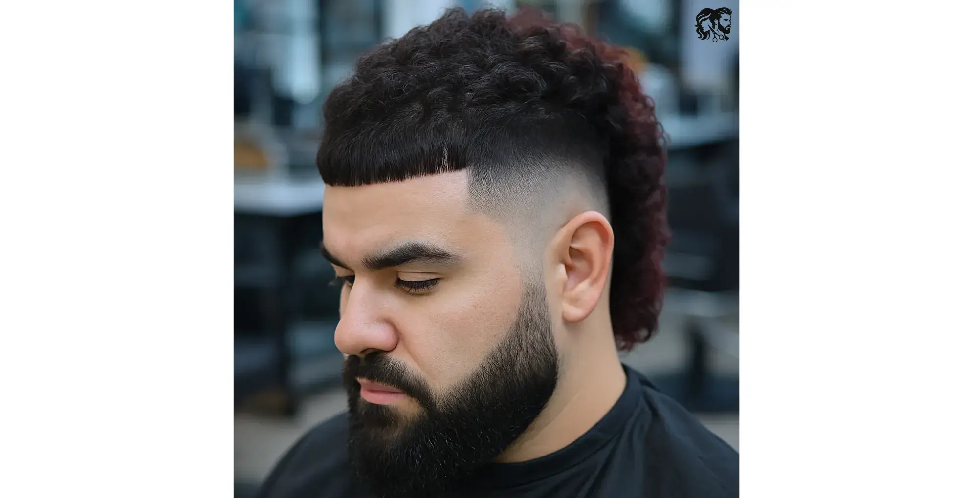 Colourful Mullet with Taper