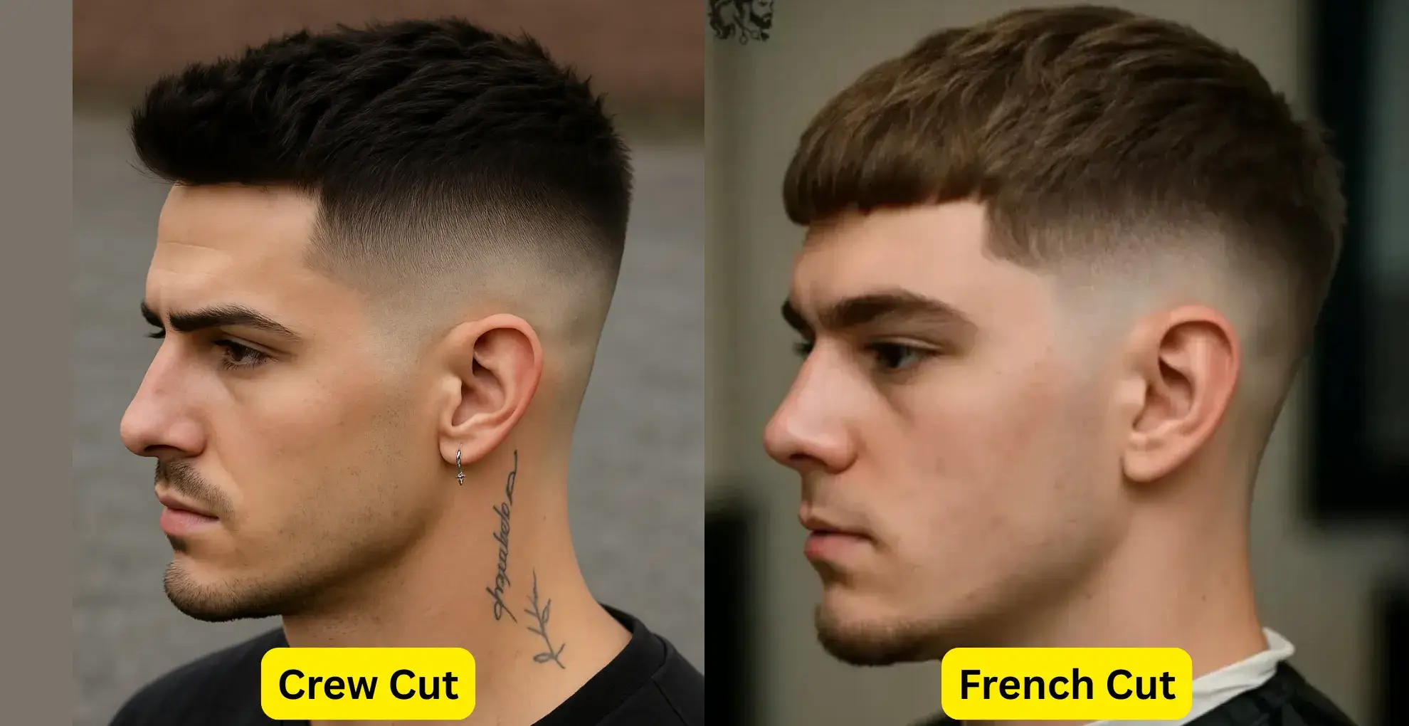 CREW CUT VS FRENCH CROP