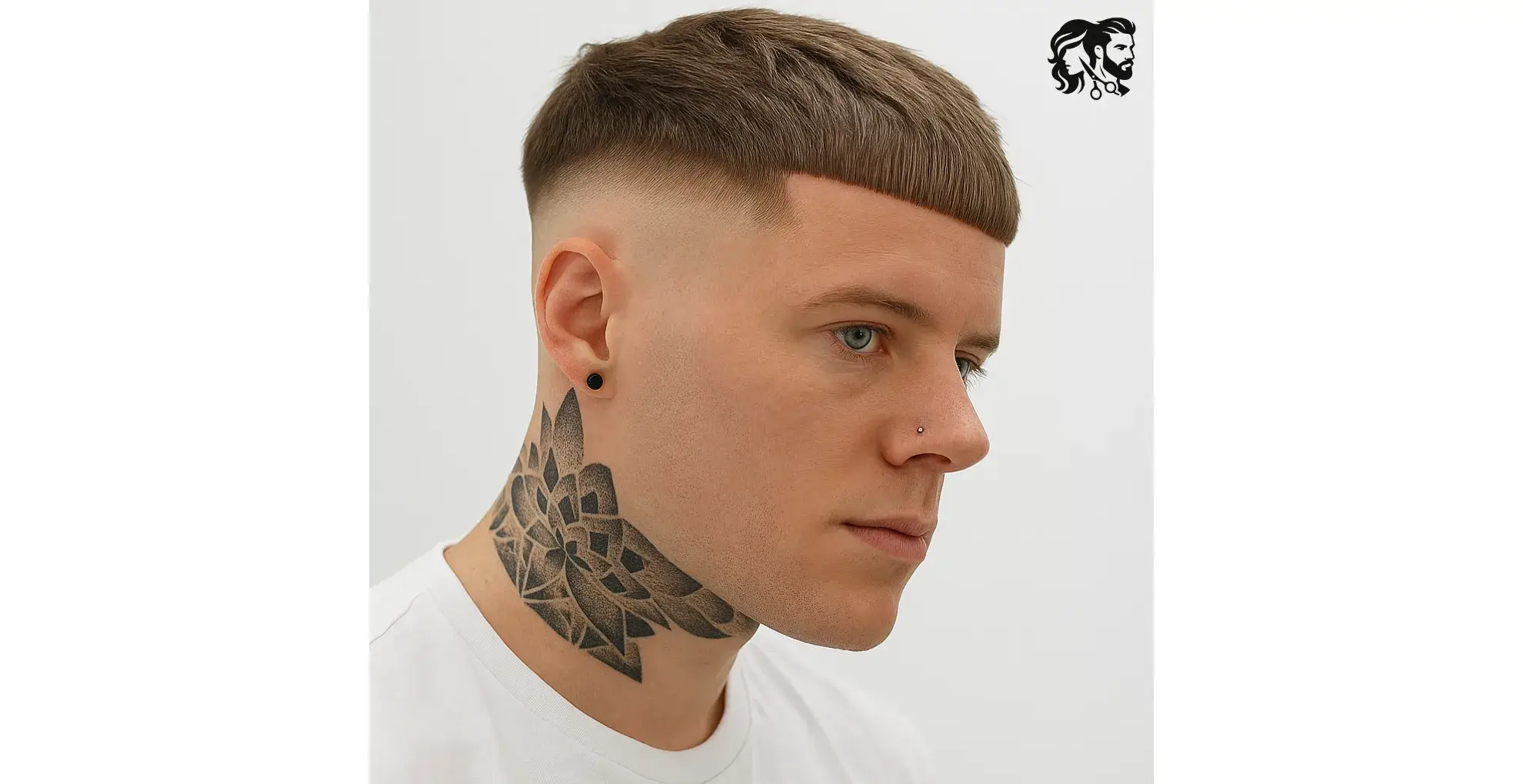 Cropped Fringe with a Skin Fade