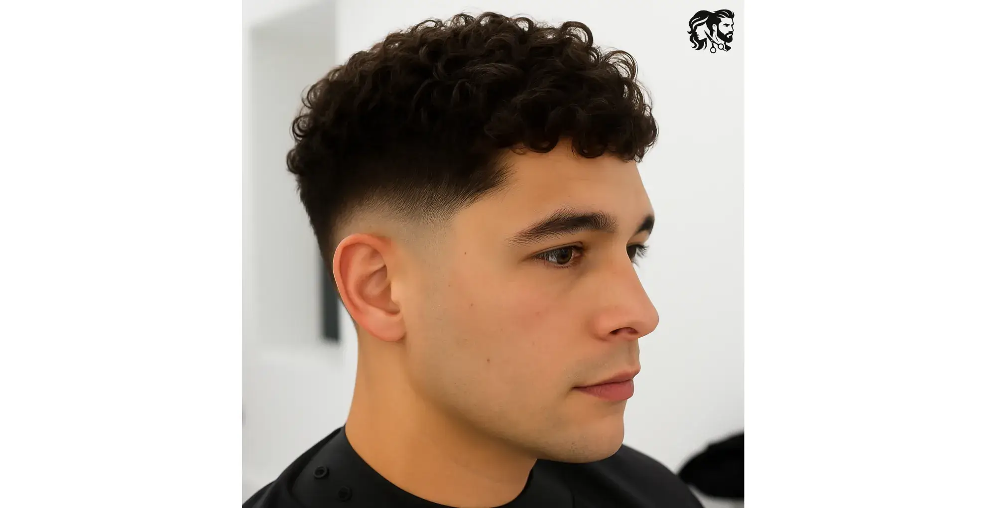 Curly Crew Cut for Men