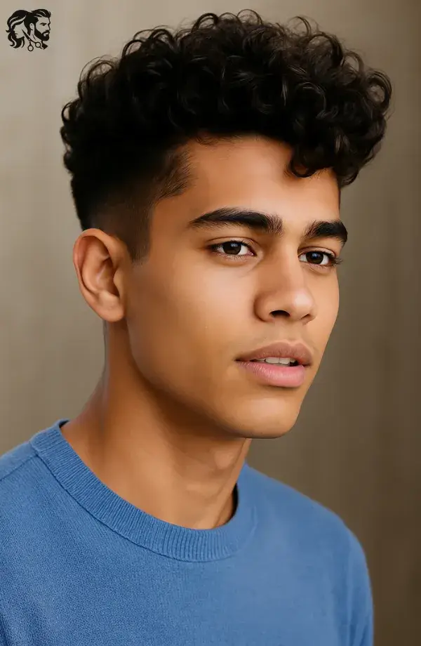 Curly Pompadour for Boys