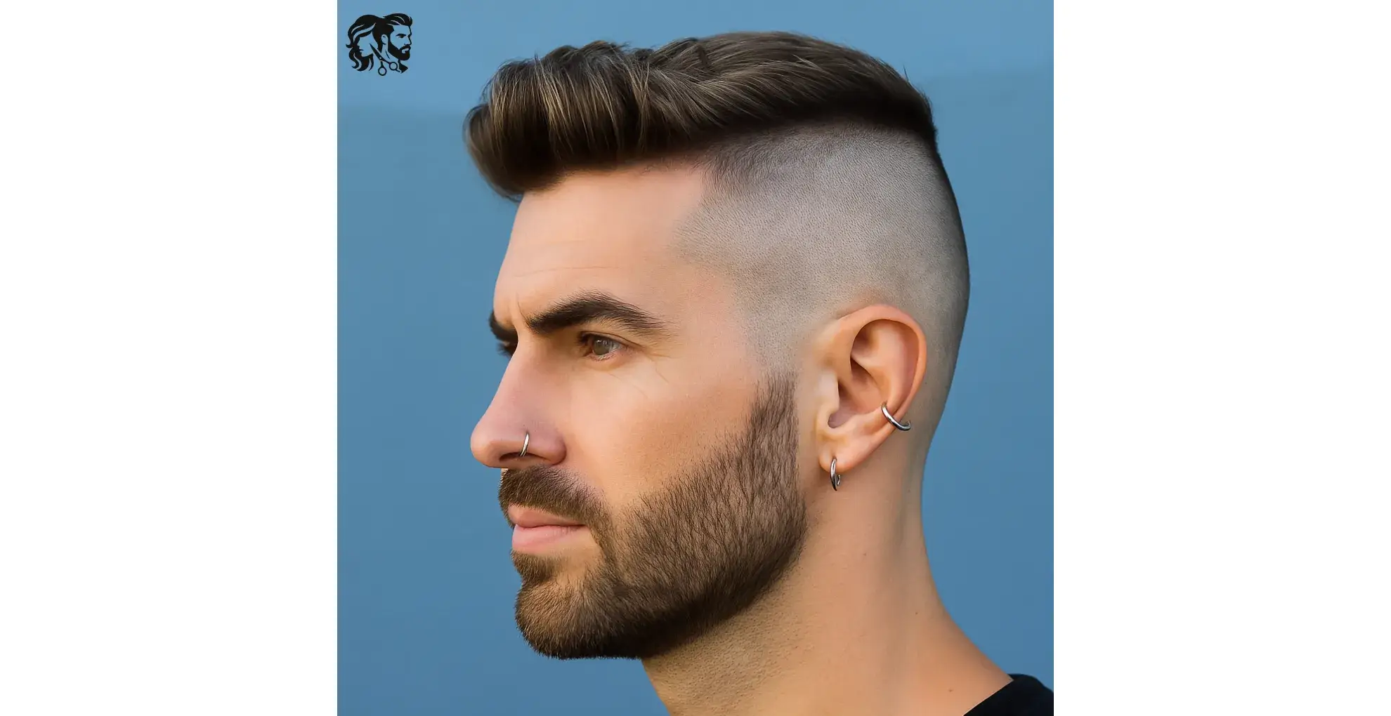 Disconnected Undercut with Textured Fringe