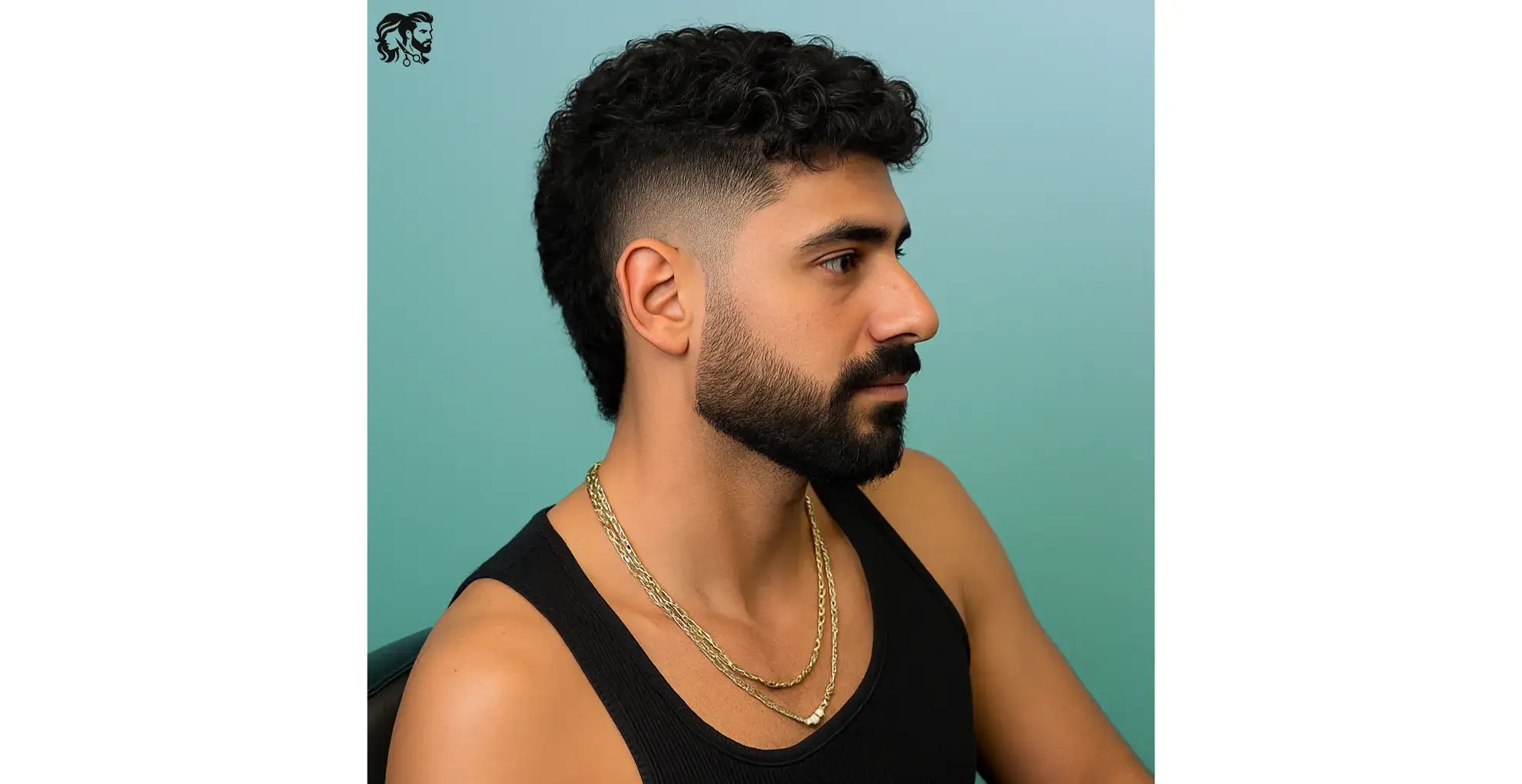 Edgy Mullet with Beard