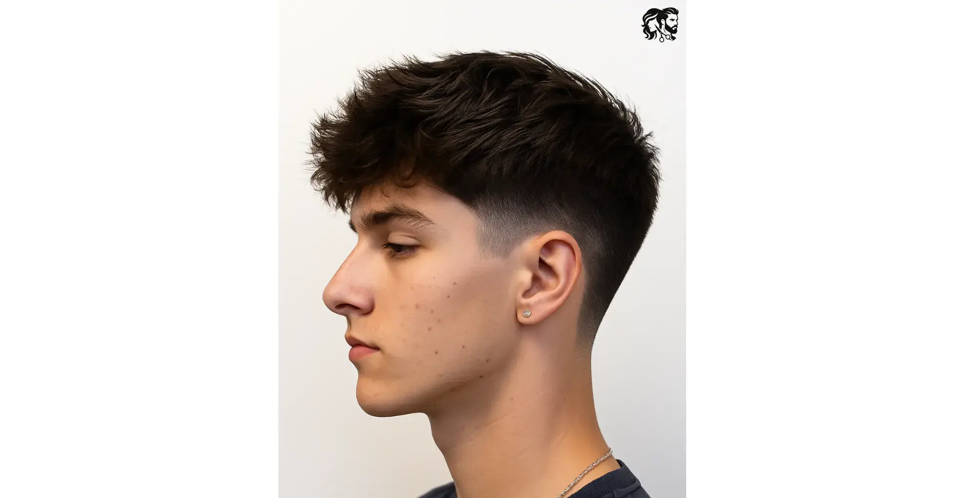 Fluffy Hair with Low Taper Fade