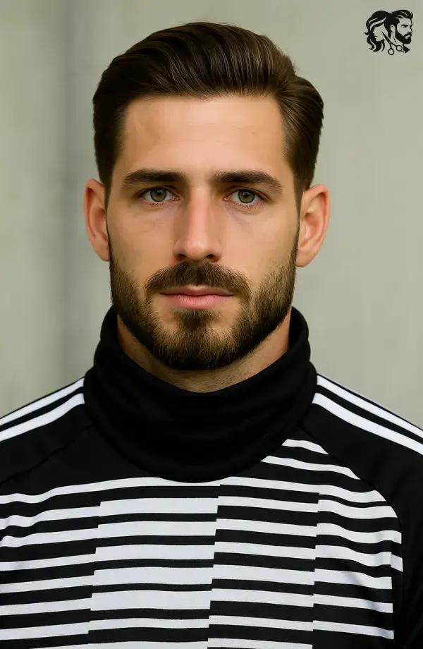 Kevin Trapp – Slick Back with Short Sides