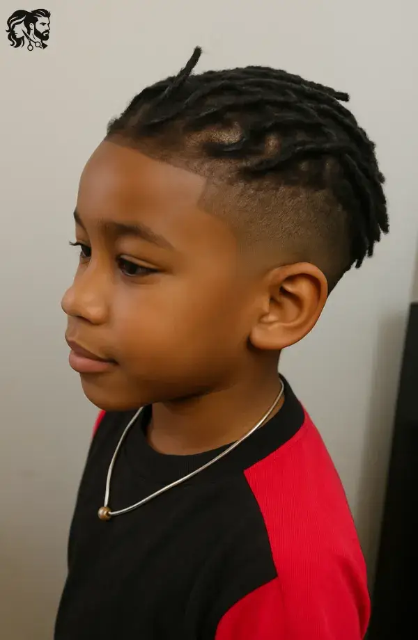  Locs with Fade for Boys
