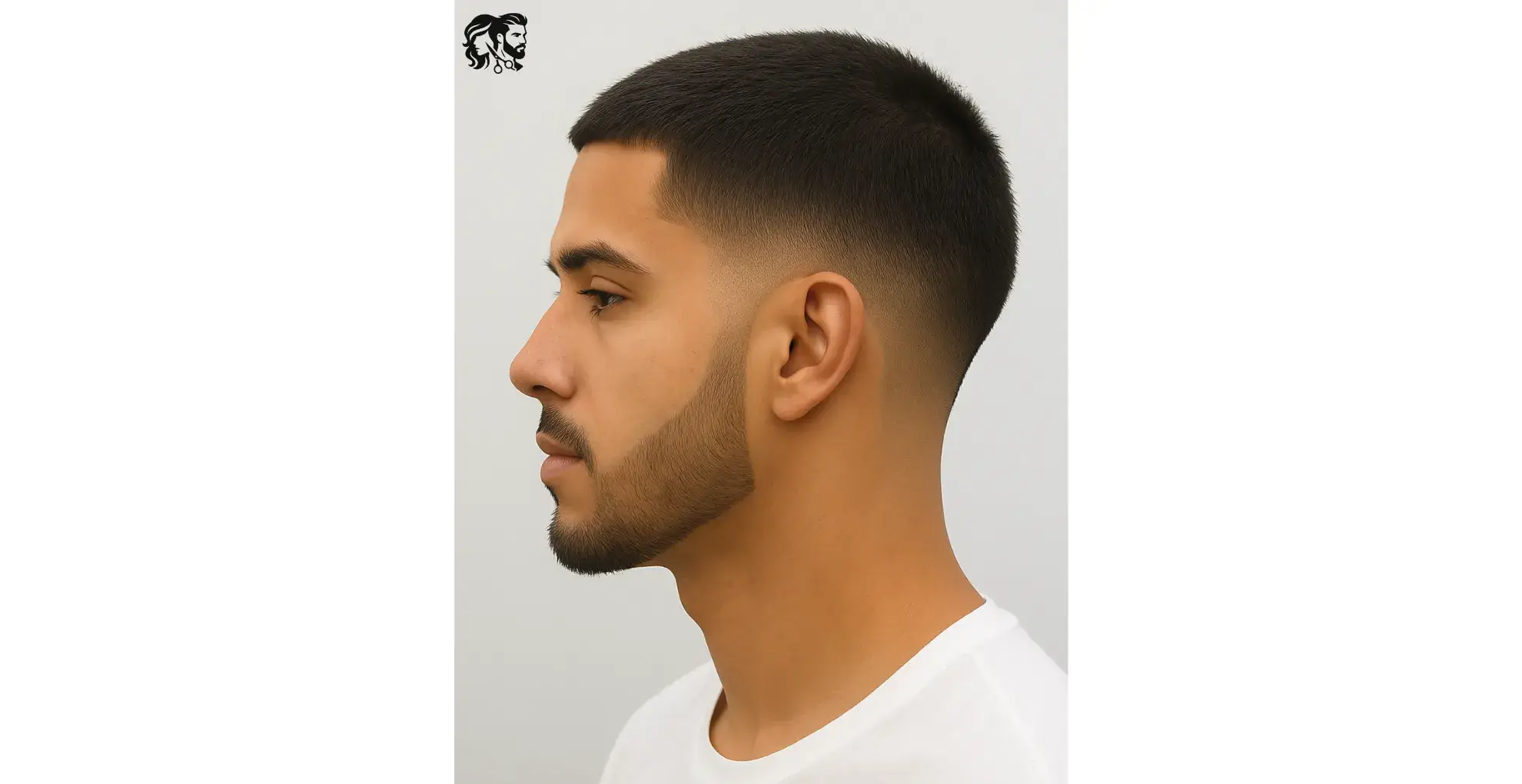 Long Buzz Cut With Taper Fade