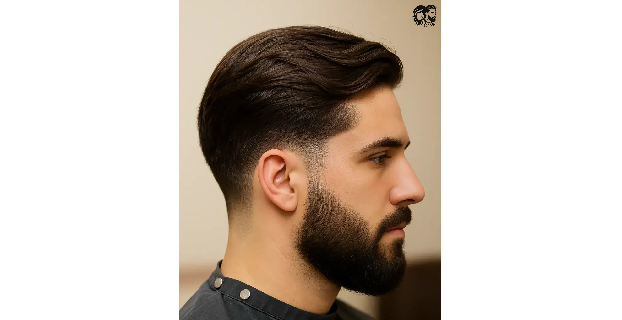 Long Hair with Low Taper Fade