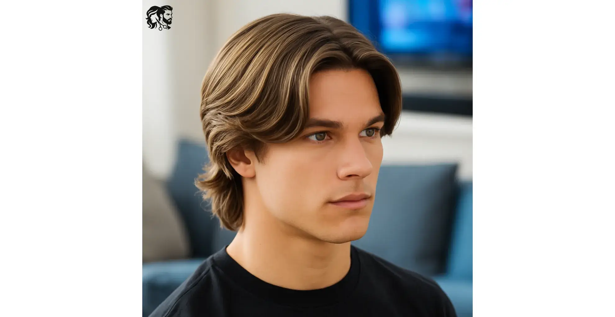 Long Hair with Middle Part