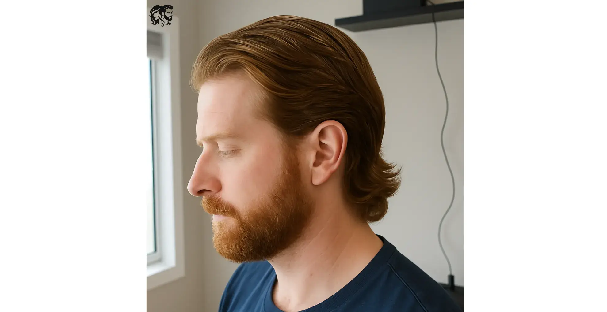 Long Slick-Back Mullet