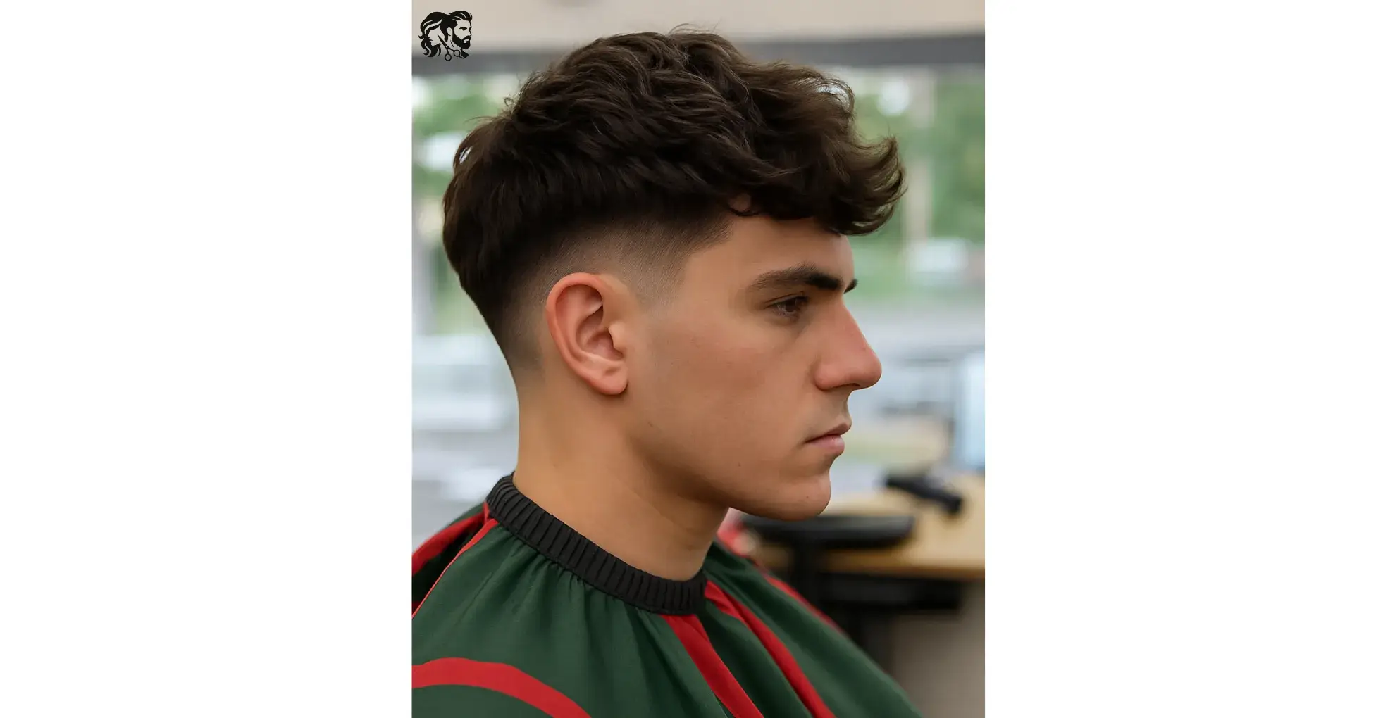 Long Textured Fringe with Mid Fade