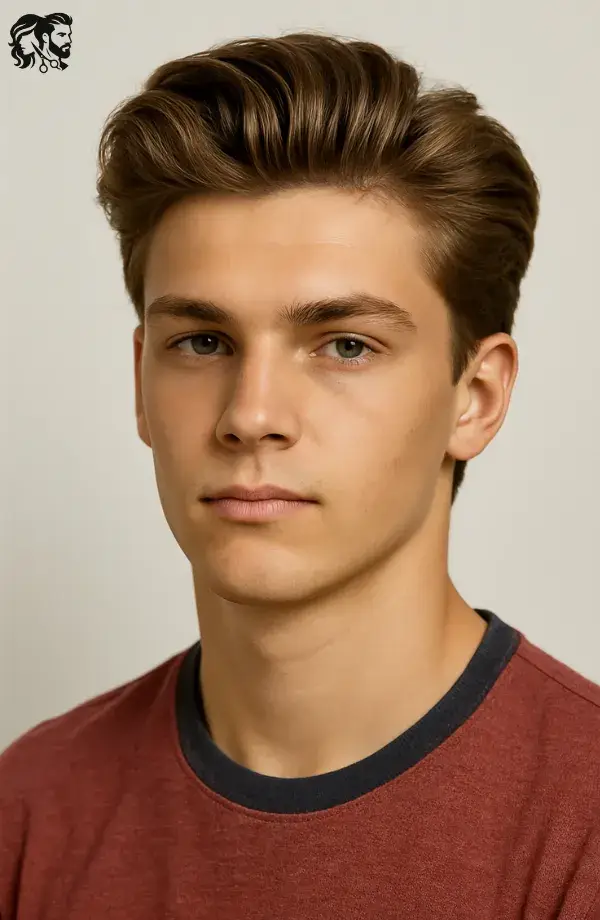 Long Wavy Brush Back for boys