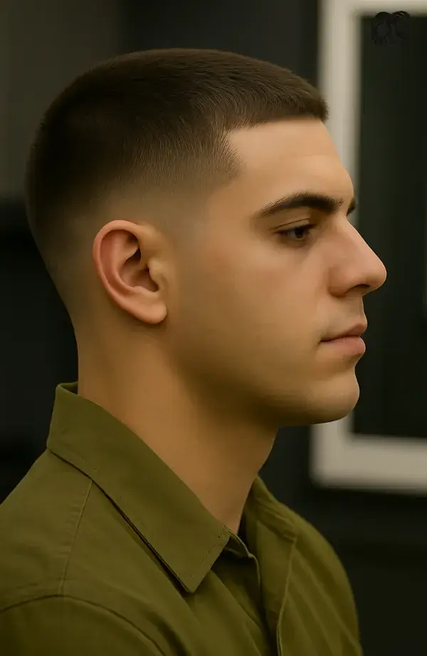 Low Fade Crew Cut Style
