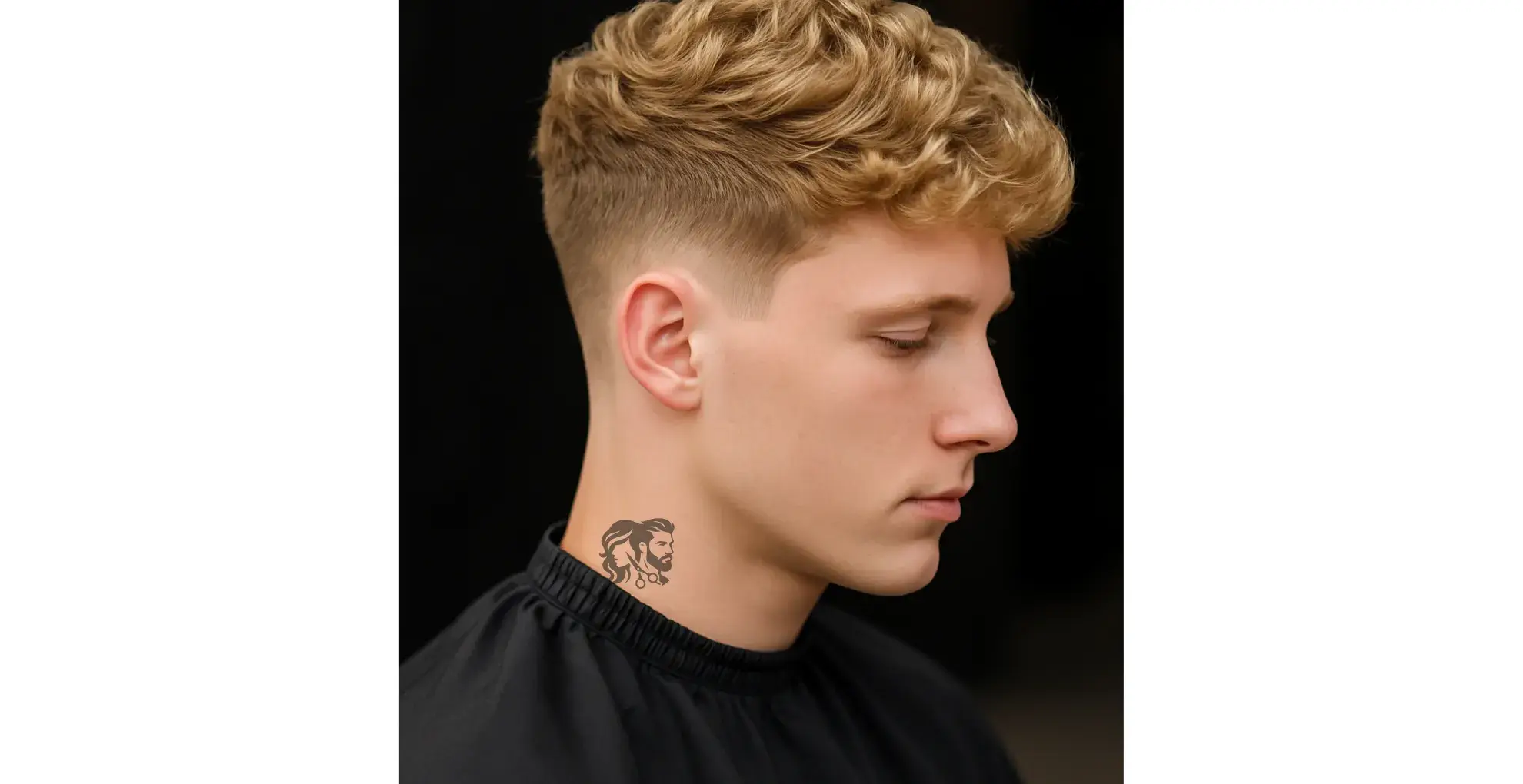 Low Taper Fade Blonde