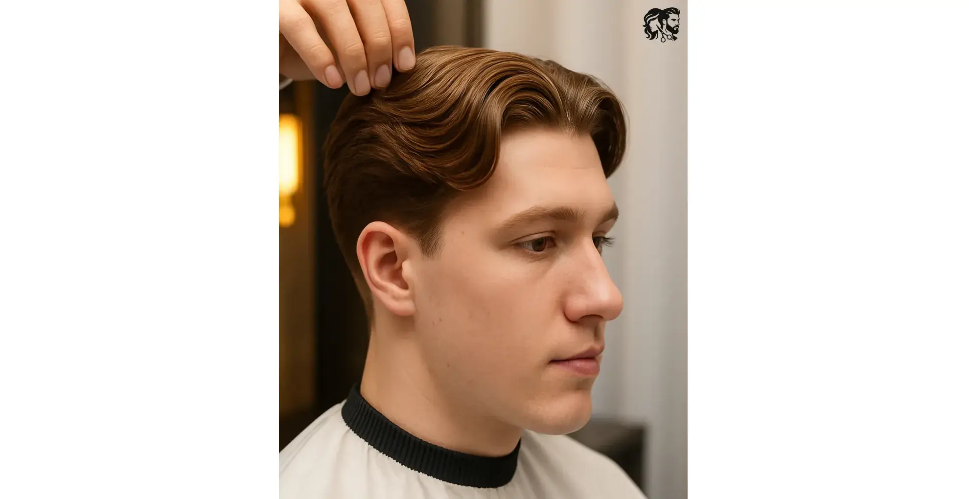 Low Taper Fade Middle Part