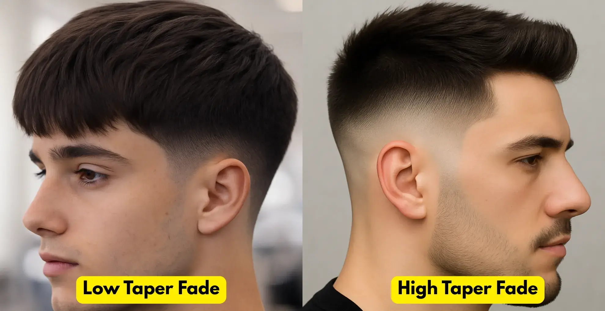 Low Taper Fade vs High Taper Fade