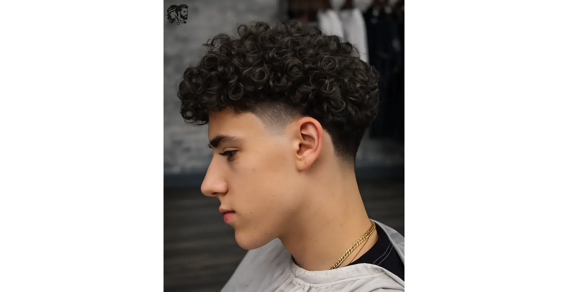 Low Temp Fade With Thick Medium Curls