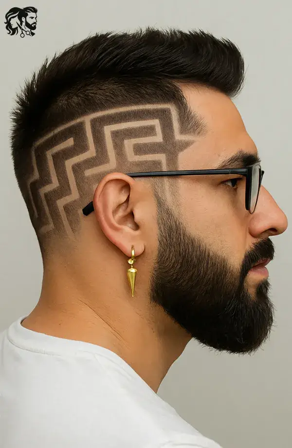 Maze / Grid Design Haircut