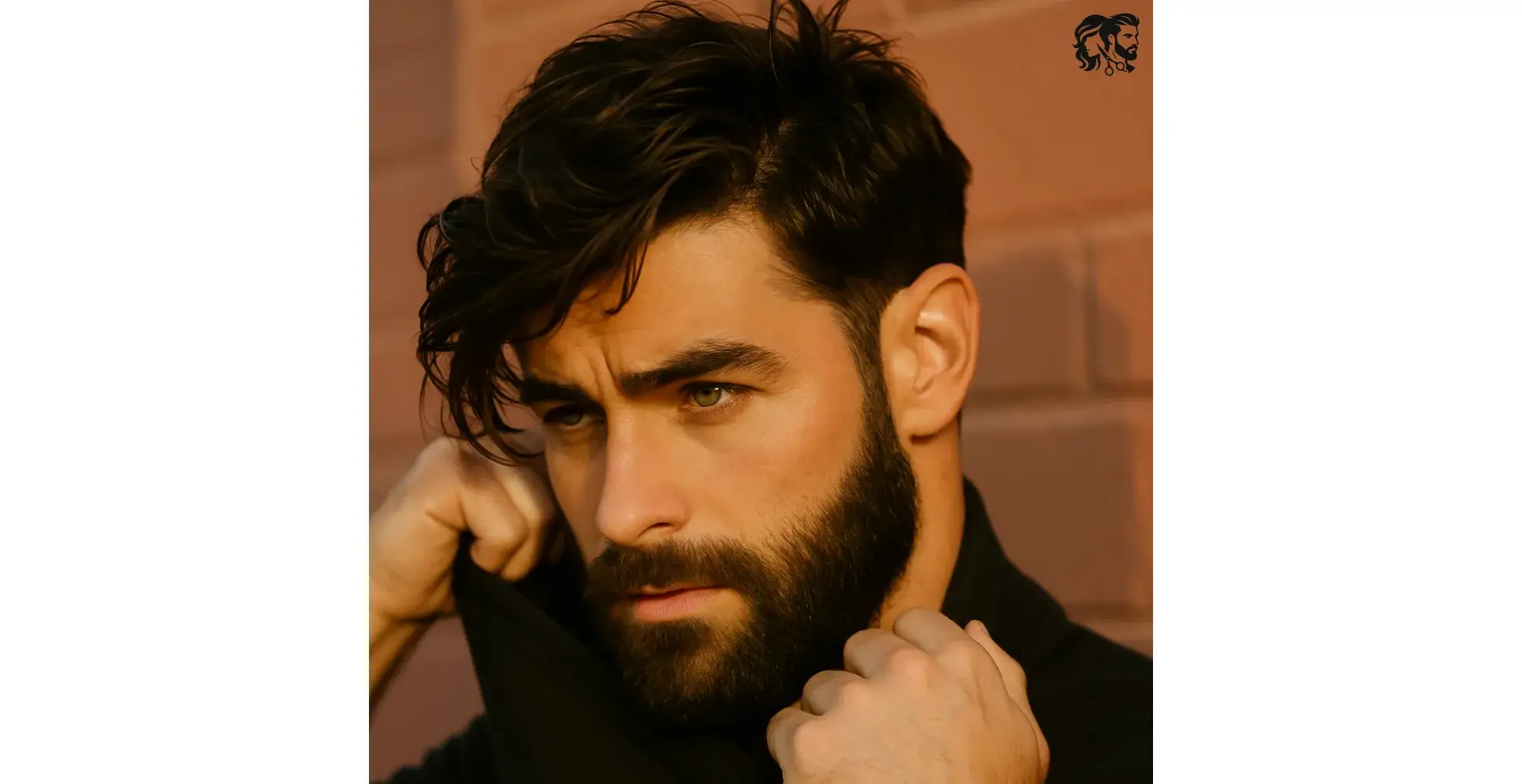 Messy Combed Over Hair