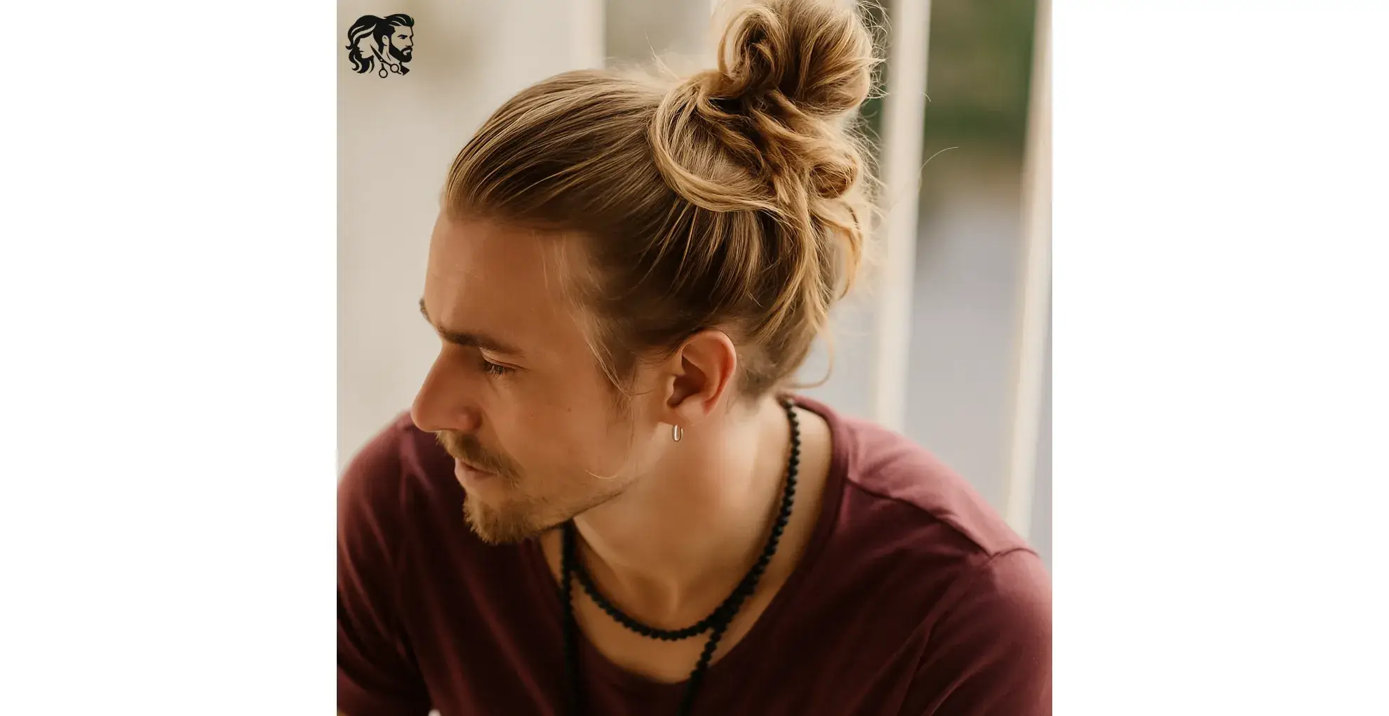 Messy Man Bun