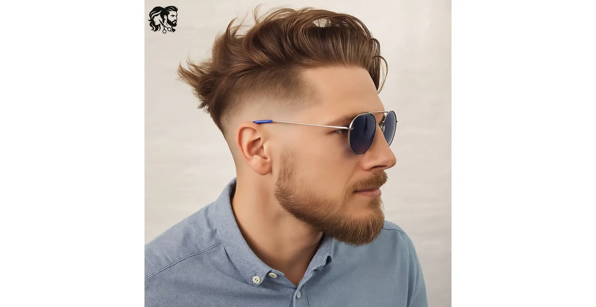 Messy Side-Swept Style