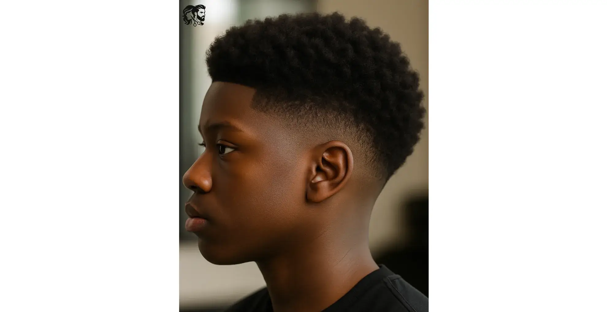 Mid Fade Afro