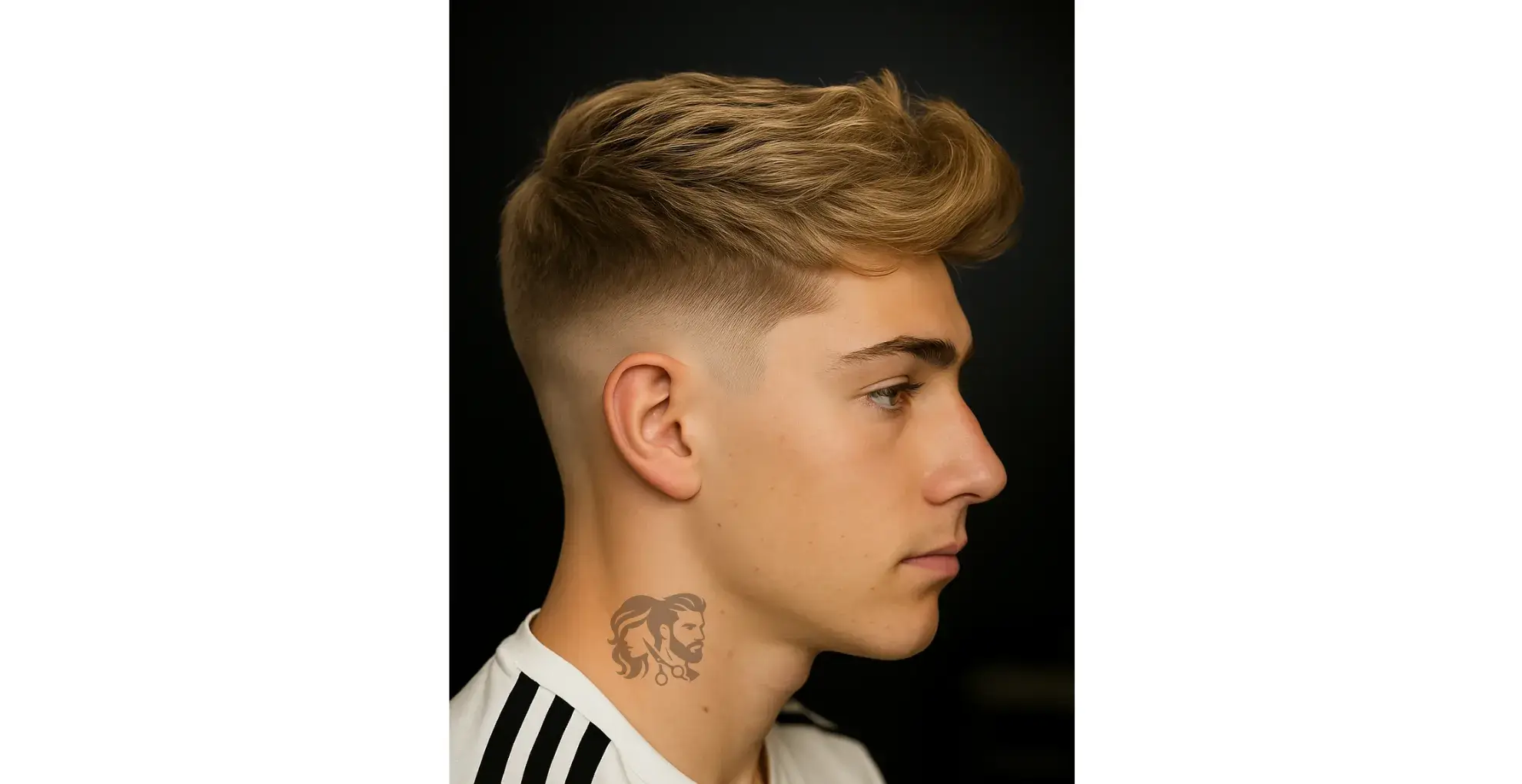 Mid Fade Blonde Hair