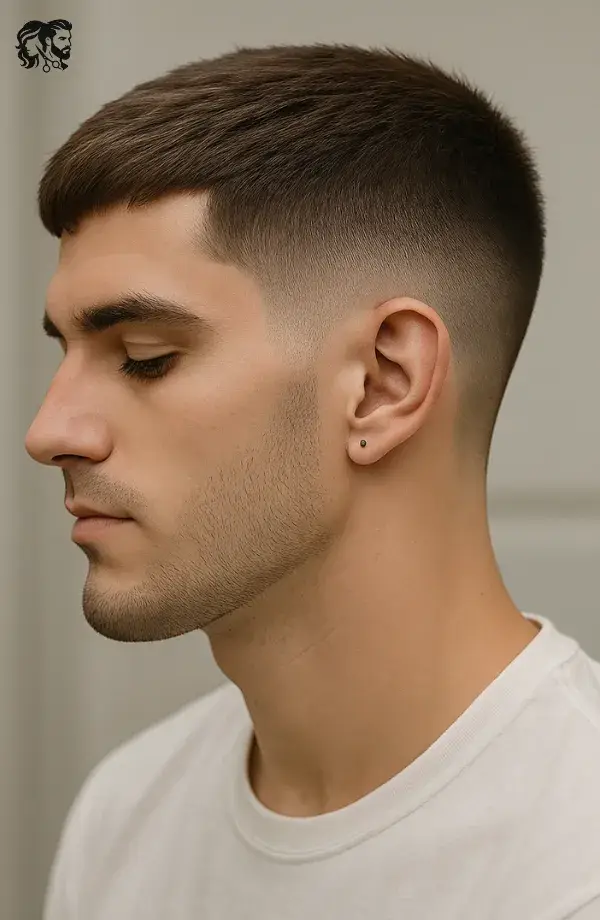 Mid Fade Crew Cut Style
