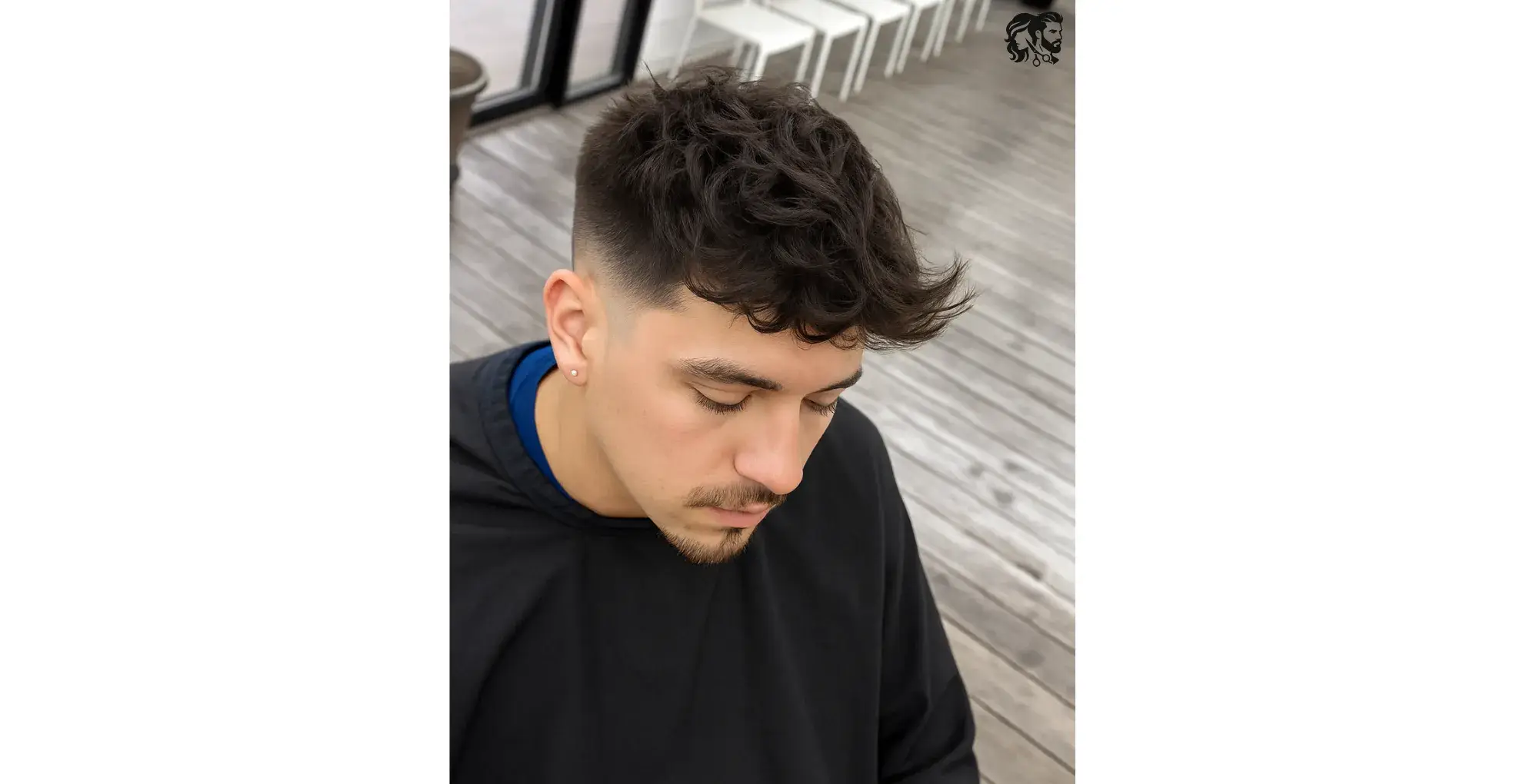 Mid Fade Messy Fringe