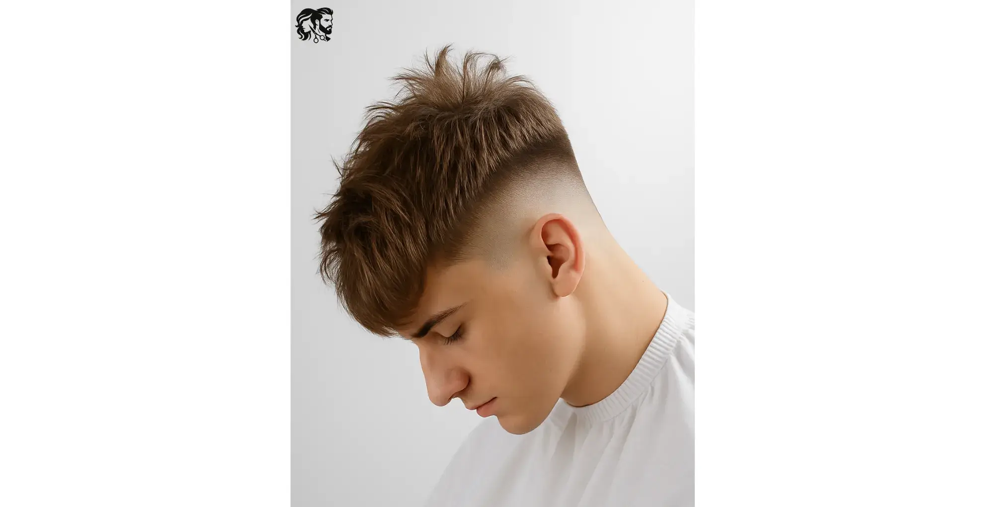 Mid Fade with Brushed Forward Waves